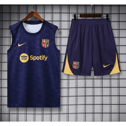 Kit Entraînement FC Barcelone Bleu & Jaune 2025/2026 - Vêtements de sport