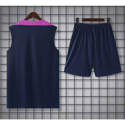 Kit Entraînement FC Barcelone Bleu & Rose 2025/2026 - Vêtements de sport
