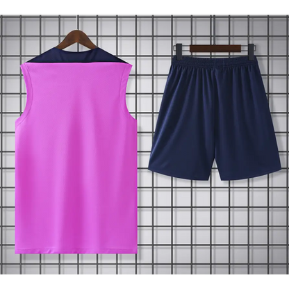 Kit Entraînement FC Barcelone Rose & Bleu 2025/2026 - Vêtements de sport