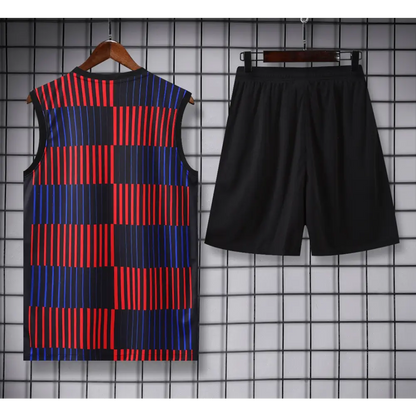 Kit Entraînement FC Barcelone Rouge & Bleu 2025/2026 - Vêtements de sport