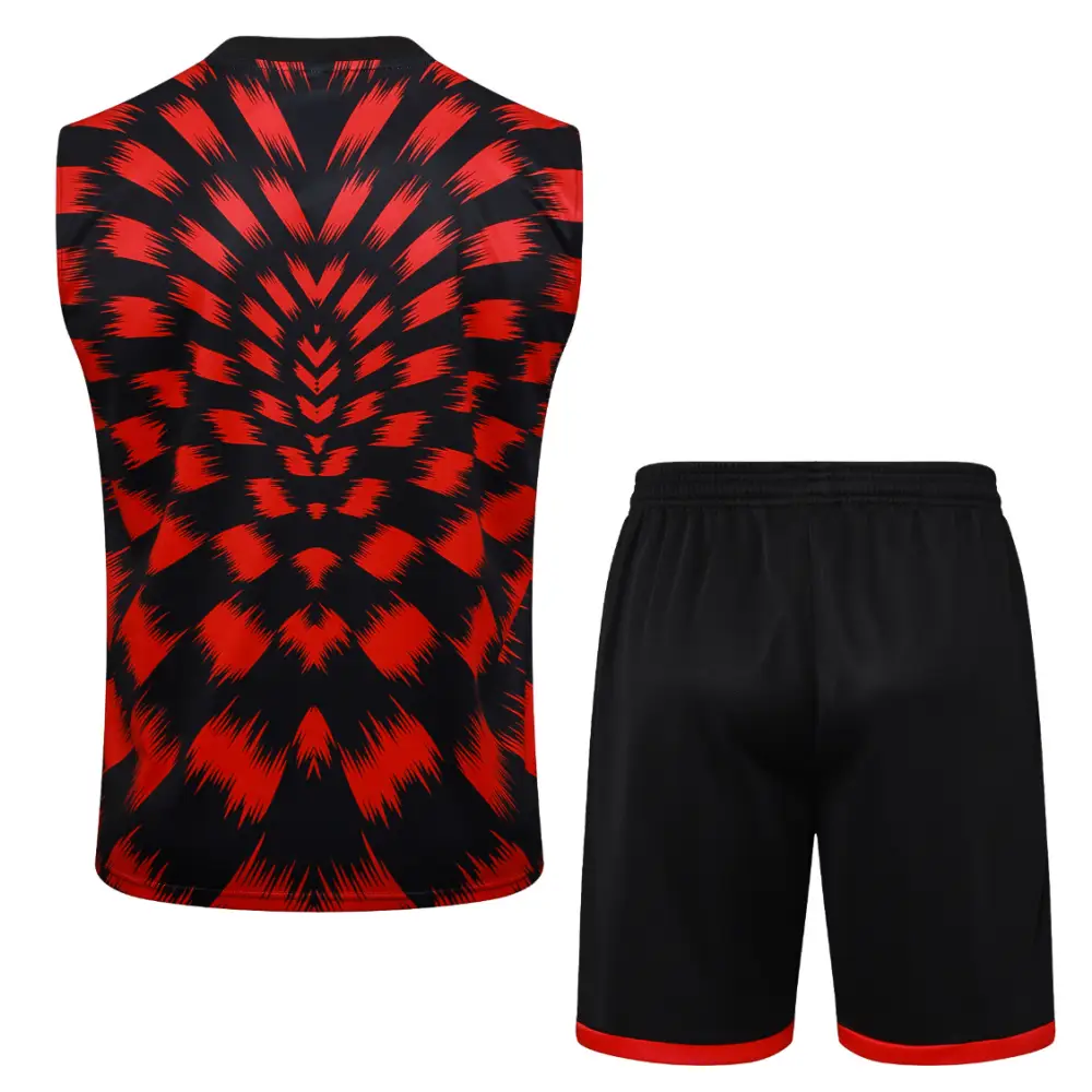 Kit Entraînement Flamengo Rouge & Noir 2025/2026 - Vêtements de sport