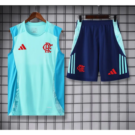 Kit Entraînement Flamengo Turquoise 2025/2026 - Vêtements de sport