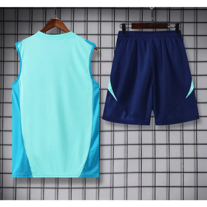 Kit Entraînement Flamengo Turquoise 2025/2026 - Vêtements de sport