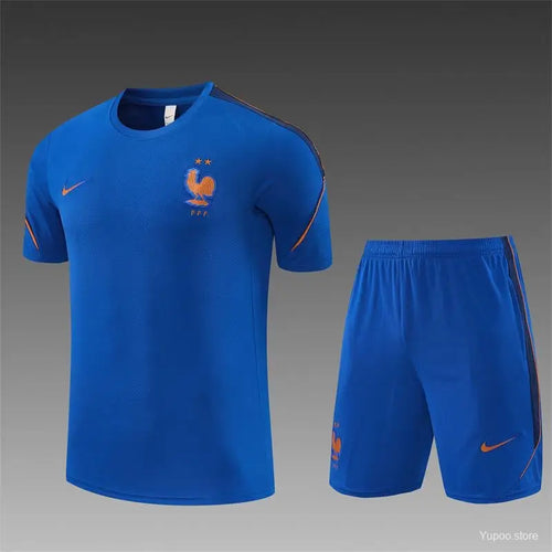Kit Entraînement France Coupe du monde 2026 Manches courtes - Vêtements de sport