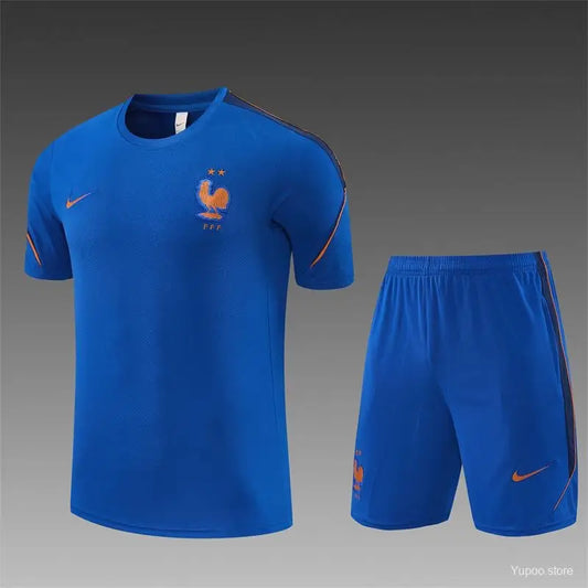 Kit Entraînement France Coupe du monde 2026 Manches courtes - Vêtements de sport