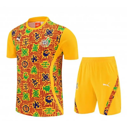 Kit Entraînement Ghana 2025/2026 Manches courtes - Vêtements de sport