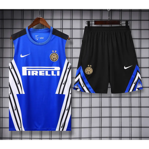 Kit Entraînement Inter Milan Bleu & Noir 2025/2026 - Vêtements de sport