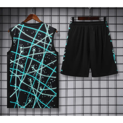 Kit Entraînement Inter Milan Noir Rayé 2025/2026 - Vêtements de sport