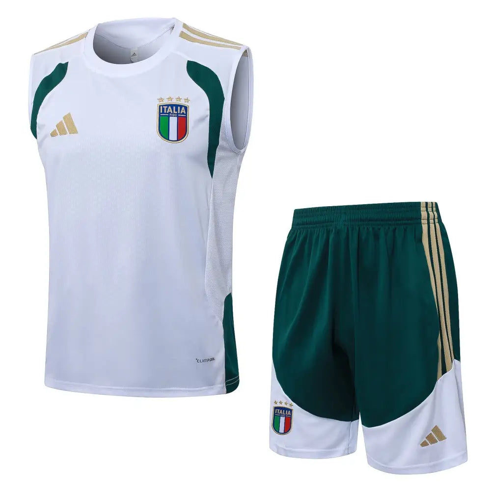 Kit Entraînement Italie Vert & Blanc 2025/2026 - Vêtements de sport