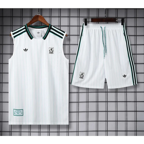 Kit Entraînement Liverpool Blanc 2025/2026 - Vêtements de sport