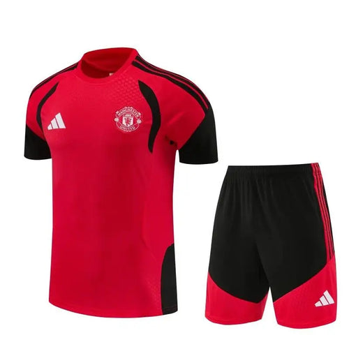 Kit Entraînement Manchester United 2026/2027 Domicile Manches courtes - Vêtements de sport