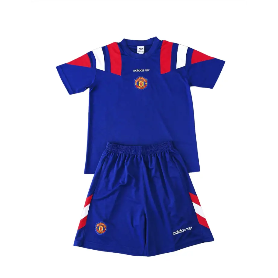 Kit Entraînement Manchester United 2026/2027 Retro Manches courtes - Vêtements de sport