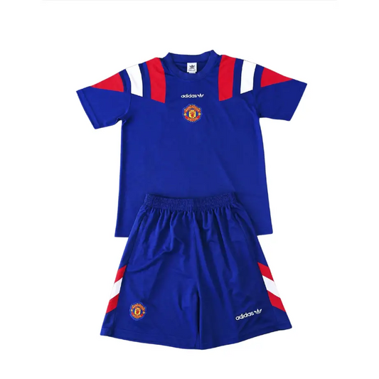Kit Entraînement Manchester United 2026/2027 Retro Manches courtes - Vêtements de sport