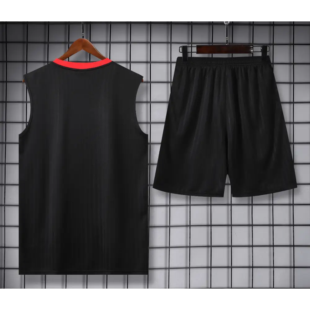 Kit Entraînement Manchester United Icon Noir 2025/2026 - Vêtements de sport
