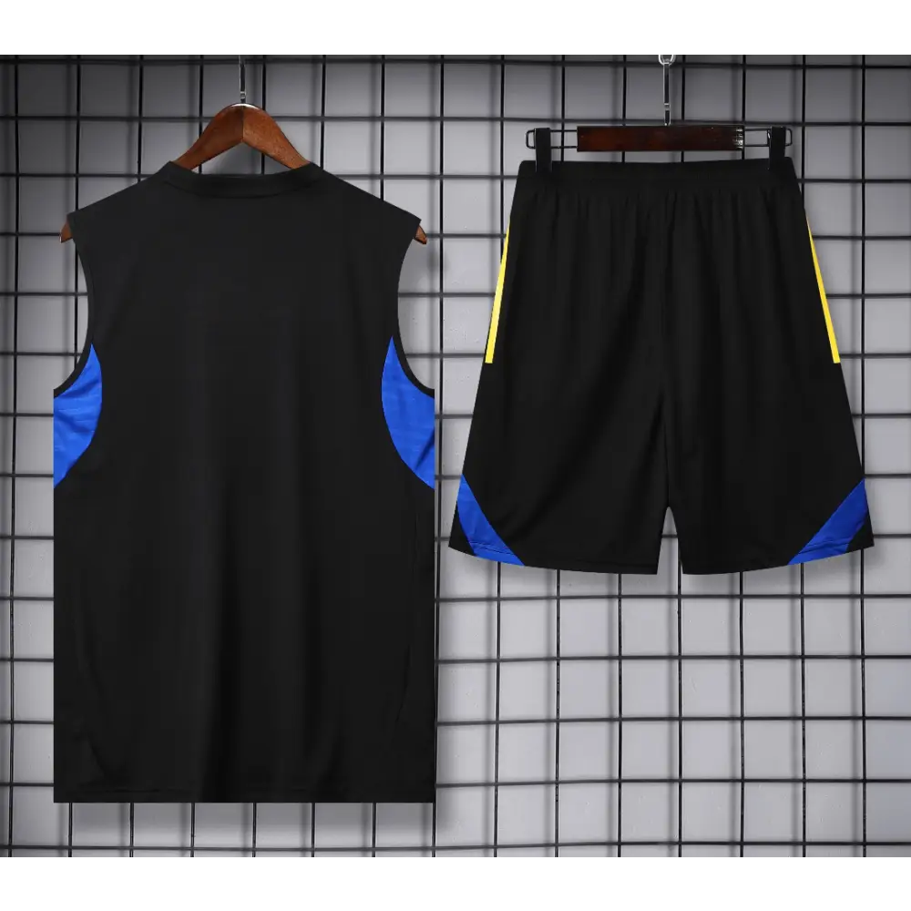 Kit Entraînement Manchester United Noir & Bleu 2025/2026 - Vêtements de sport
