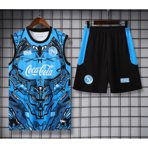 Kit Entraînement Naples SSC Bleu 2025/2026 - Vêtements de sport
