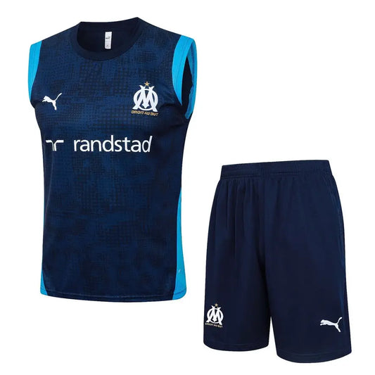 Kit Entraînement OM bleu marine 2025/2026 - Vêtements de sport