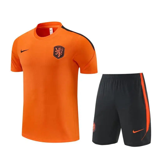 Kit Entraînement Pays bas Orange 2025/2026 Manches courtes - Vêtements de sport