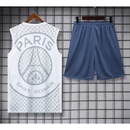 Kit Entraînement PSG Blanc & Motifs 2025/2026 - Vêtements de sport