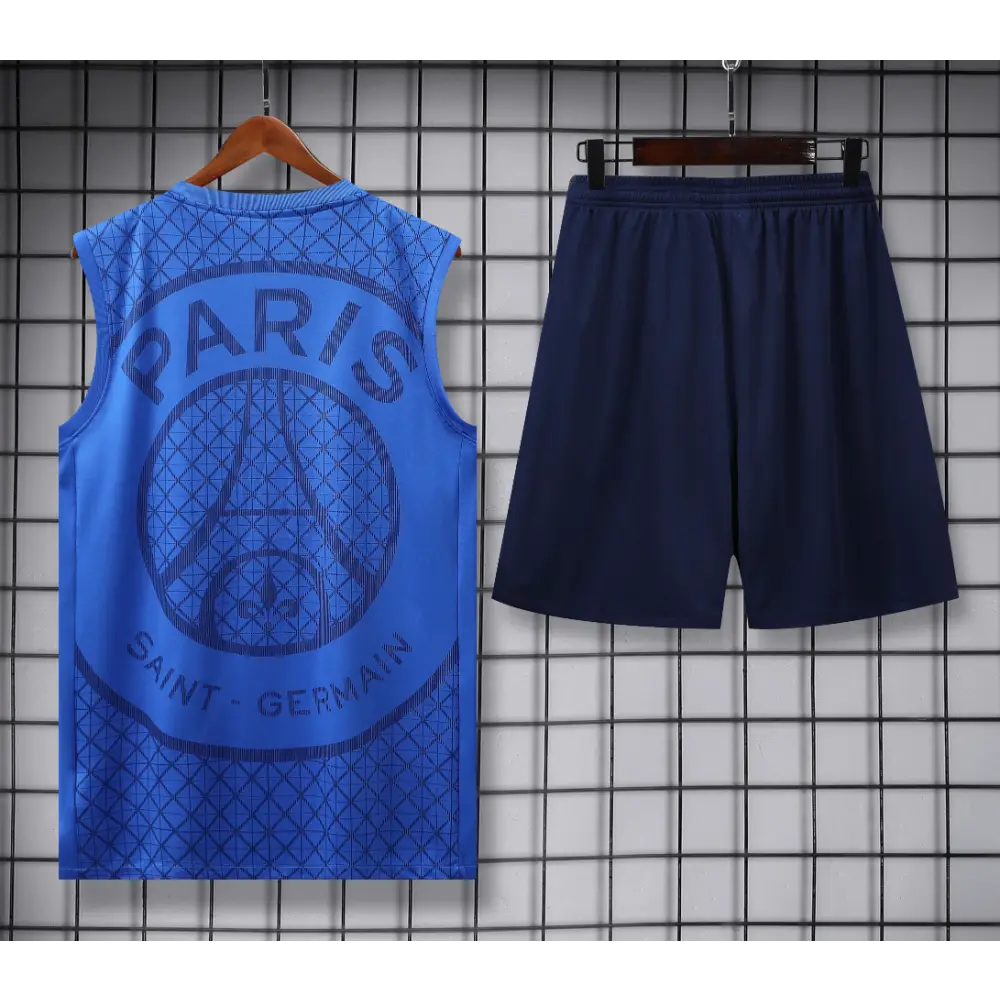 Kit Entraînement PSG Bleu & Motifs 2025/2026 - Vêtements de sport