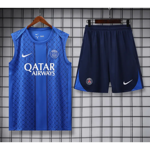 Kit Entraînement PSG Bleu & Motifs 2025/2026 - Vêtements de sport