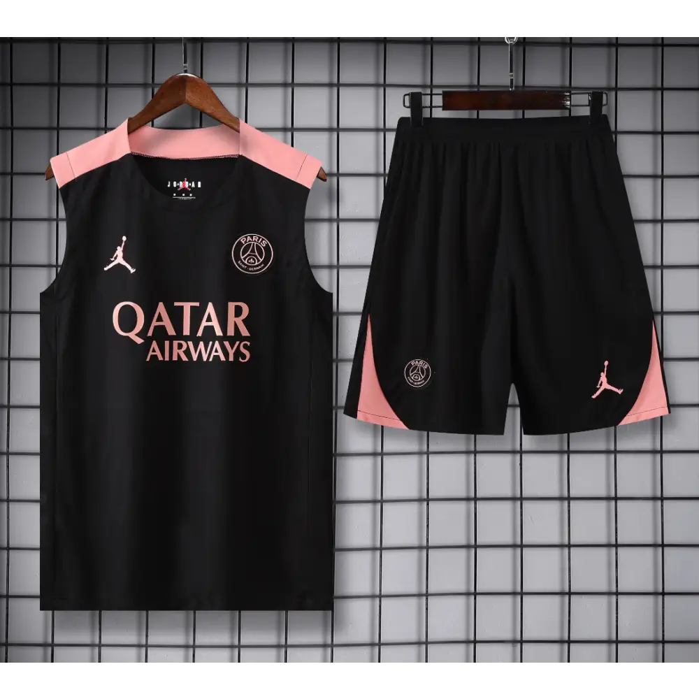 Kit Entraînement PSG Jordan Noir 2025/2026 - Vêtements de sport