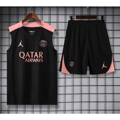 Kit Entraînement PSG Jordan Noir 2025/2026 - Vêtements de sport