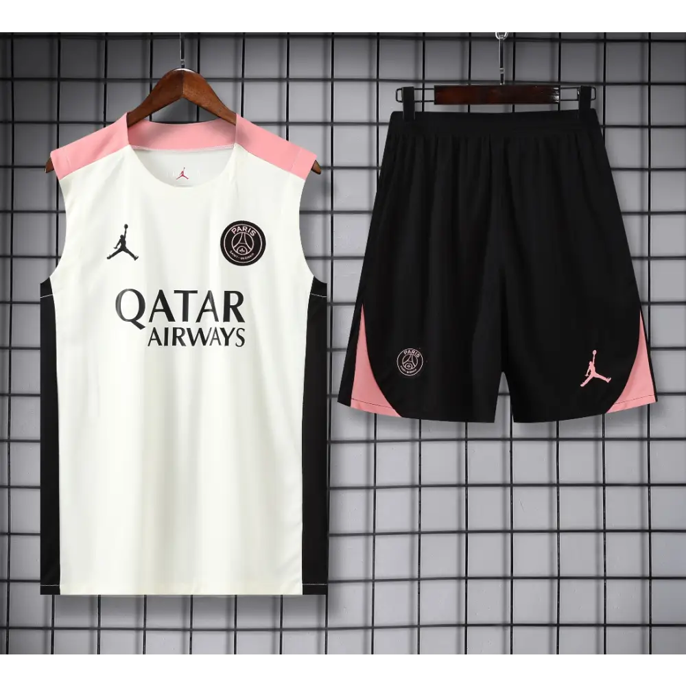 Kit Entraînement PSG Jordan Noir & Blanc 2025/2026 - Vêtements de sport
