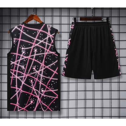 Kit Entraînement PSG Jordan Noir & rose 2025/2026 - Vêtements de sport