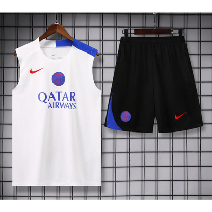 Kit Entraînement PSG Noir & Blanc 2025/2026 - Vêtements de sport