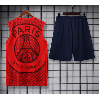 Kit Entraînement PSG Rouge & Motifs 2025/2026 - Vêtements de sport
