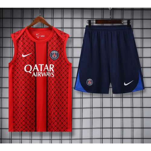 Kit Entraînement PSG Rouge & Motifs 2025/2026 - Vêtements de sport