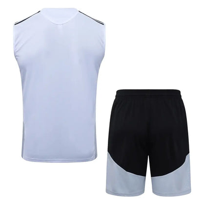 Kit Entraînement Real Madrid Blanc et noir 2025/2026 - Vêtements de sport