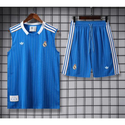Kit Entraînement Real Madrid Bleu 2025/2026 - Vêtements de sport