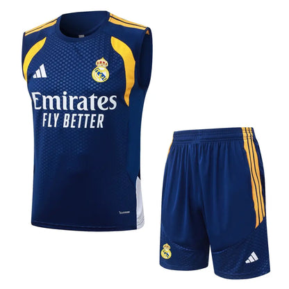 Kit Entraînement Real Madrid Bleu marine 2025/2026 - Vêtements de sport