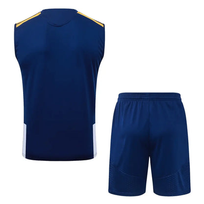 Kit Entraînement Real Madrid Bleu marine 2025/2026 - Vêtements de sport