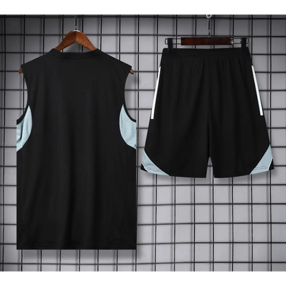 Kit Entraînement Real Madrid Noir 2025/2026 - Vêtements de sport