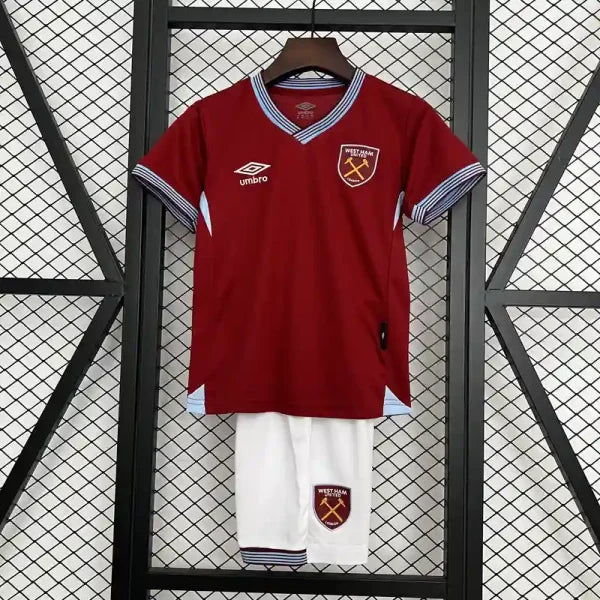 Kits enfant West Ham Domicile 2025/2026 - Vêtements de sport