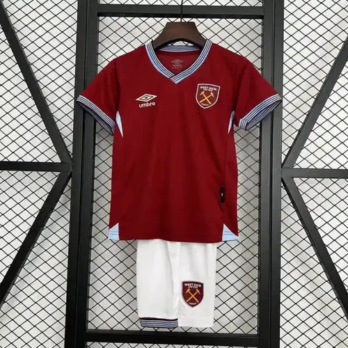 Kits enfant West Ham Domicile 2025/2026 - Vêtements de sport