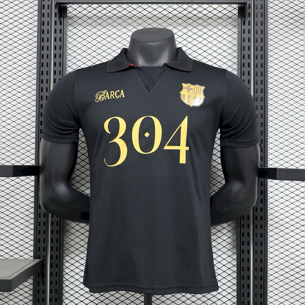 Lamine Yamal Barcelone Noir Version Joueur 2024/2025 - Extérieur / S - Vêtements de sport