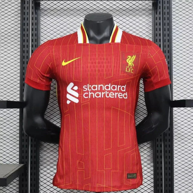 Liverpool Domicile 2024/2025 - Version Joueur ( + 5€) / S - Vêtements de sport