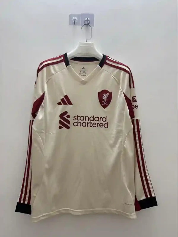 Liverpool Extérieur Manches Longues 2025/2026 Vêtements de sport