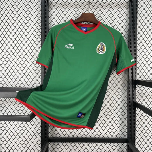Mailllot Mexique Domicile Retro Coupe du Monde 2002 - Vêtements de sport