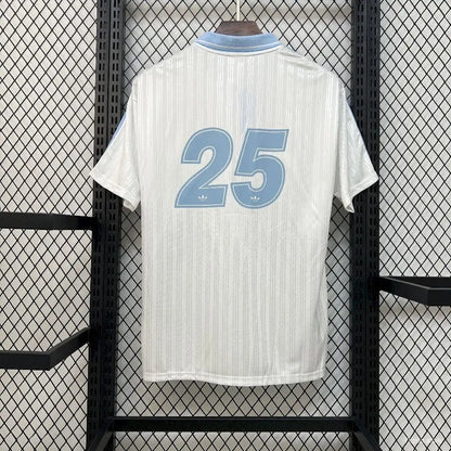 Maillot Adidas Trefoil Blanc et Bleu Oasis 2026 - Vêtements de sport