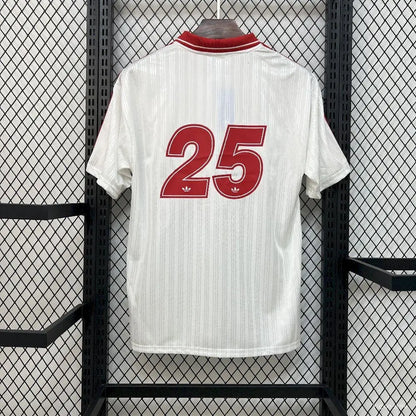 Maillot Adidas Trefoil Blanc et Rouge Oasis 2026 - Vêtements de sport