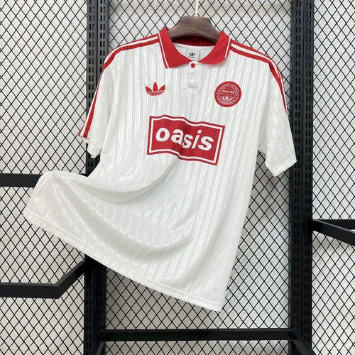 Maillot Adidas Trefoil Blanc et Rouge Oasis 2026 - Vêtements de sport