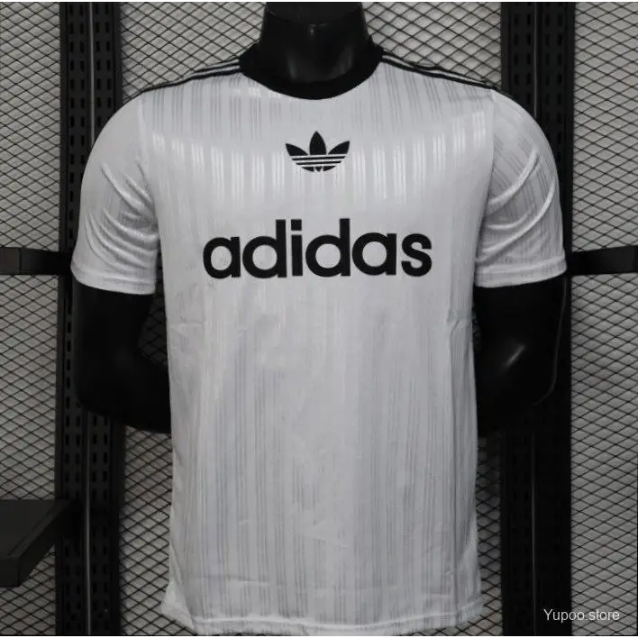 Maillot Adidas Trefoil Blanc Version joueur - Vêtements de sport