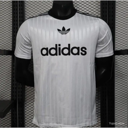 Maillot Adidas Trefoil Blanc Version joueur - Vêtements de sport