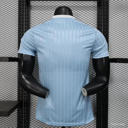 Maillot Adidas Trefoil Bleu Ciel Version joueur - Vêtements de sport