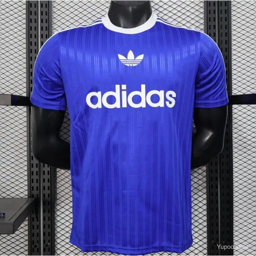 Maillot Adidas Trefoil Bleu Version joueur - Vêtements de sport